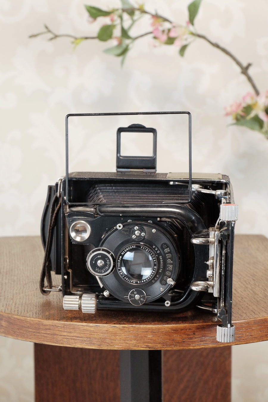 Excellent! 1930 Voigtlander Bergheil Camera with Heliar lens and Rada Roll-film back, Freshly serviced, CLA'd!