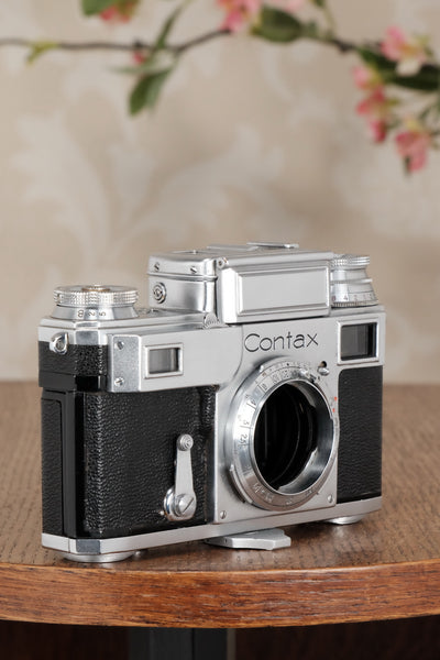 Near mint, 1937 Zeiss Ikon Contax III body, CLA'd, Freshly Serviced! - Zeiss-Ikon- Petrakla Classic Cameras