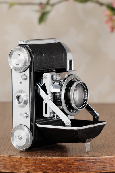 Near Mint! 1938 Welta Weltini, 35mm Rangefinder Camera, CLA'd, Freshly Serviced! - Welta- Petrakla Classic Cameras