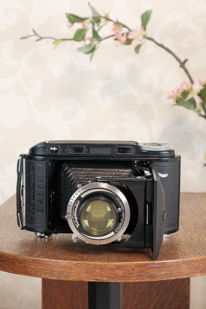Superb! 1936 Voigtlander 6x9 Bessa Rangefinder with Skopar lens, Freshly Serviced, CLA'd.