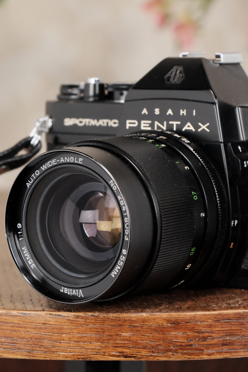 Superb, Fast,Vivitar f1.9/35mm M42 mount lens - Vivitar- Petrakla Classic Cameras