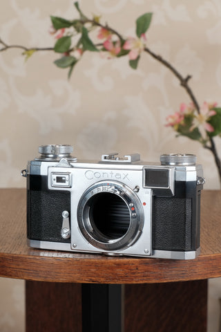 1951 Zeiss Ikon Contax IIa, CLA'd, Freshly Serviced!