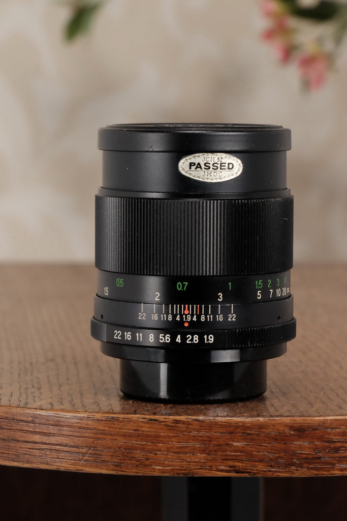 Superb, Fast,Vivitar f1.9/35mm M42 mount lens