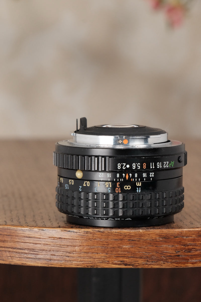 Superb! Pentax-A 2.8/28mm lens - Pentax- Petrakla Classic Cameras