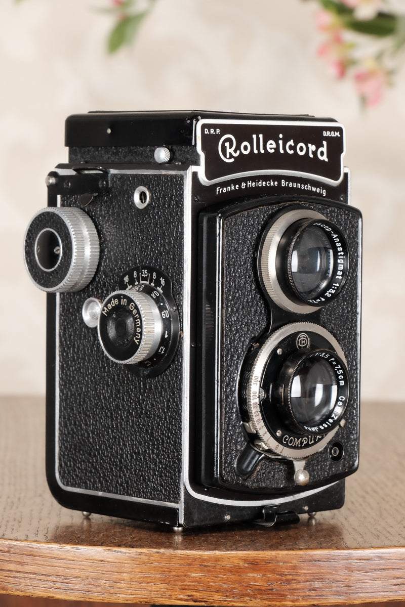SUPERB! 1936 Rolleicord CLA's, Freshly Serviced! - Frank & Heidecke- Petrakla Classic Cameras