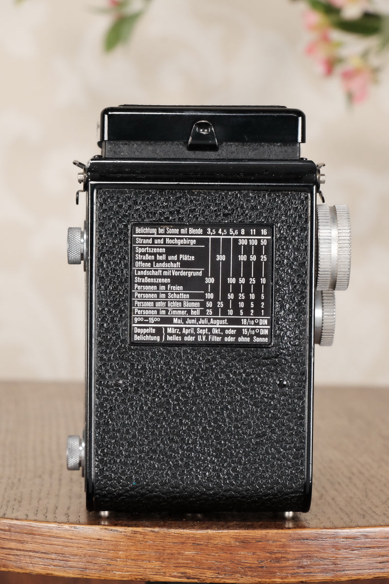SUPERB! 1936 Rolleicord CLA's, Freshly Serviced! - Frank & Heidecke- Petrakla Classic Cameras