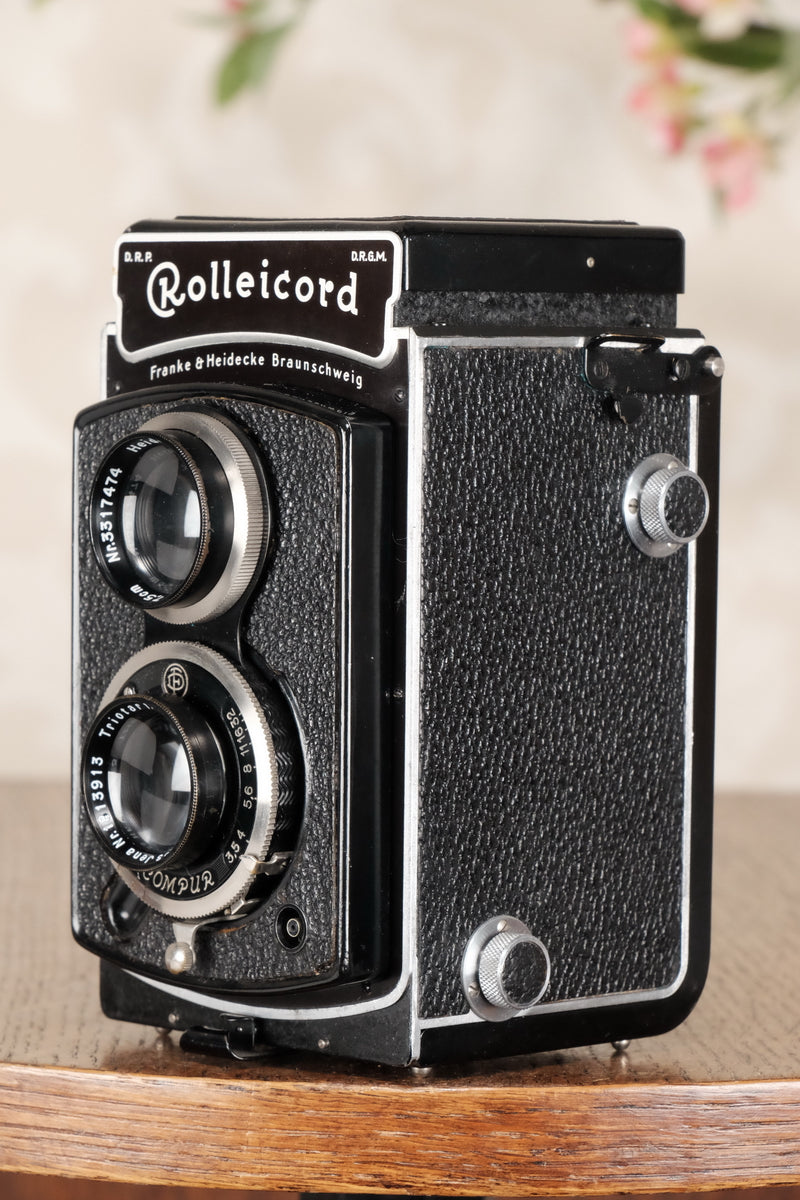 SUPERB! 1936 Rolleicord CLA's, Freshly Serviced! - Frank & Heidecke- Petrakla Classic Cameras