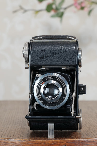 Superb! 1938 Balda Jubilette, 35mm camera, with Original Leather Case, CLA'd, Freshly Serviced!