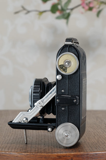 Superb! 1938 Balda Jubilette, 35mm camera, with Original Leather Case, CLA'd, Freshly Serviced!