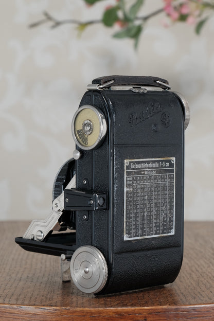 Superb! 1938 Balda Jubilette, 35mm camera, with Original Leather Case, CLA'd, Freshly Serviced!