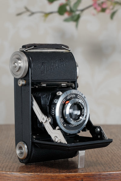 Superb! 1938 Balda Jubilette, 35mm camera, with Original Leather Case, CLA'd, Freshly Serviced!
