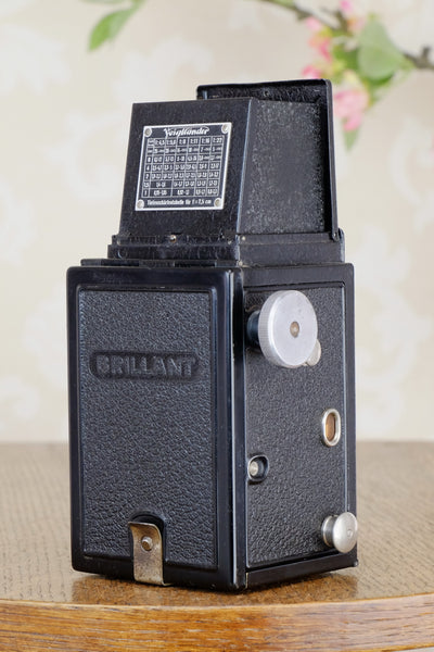 1932 Voigtlander Brillant 6x6 TLR, CLA'd, Freshly Serviced! - Voigtlander- Petrakla Classic Cameras