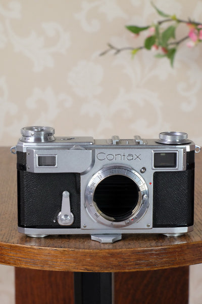 Superb! 1939 Zeiss Ikon Contax II, CLA'd, Freshly Serviced! - Zeiss-Ikon- Petrakla Classic Cameras