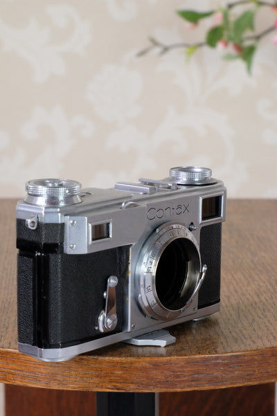Superb! 1939 Zeiss Ikon Contax II, CLA'd, Freshly Serviced! - Zeiss-Ikon- Petrakla Classic Cameras