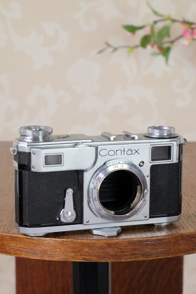 Superb! 1939 Zeiss Ikon Contax II, CLA'd, Freshly Serviced! - Zeiss-Ikon- Petrakla Classic Cameras