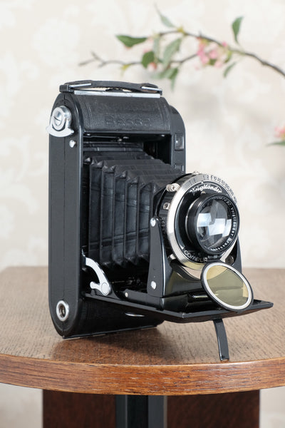 1936 Voigtlander Bessa Rangefinder 6x9, Freshly Serviced, CLA'd.