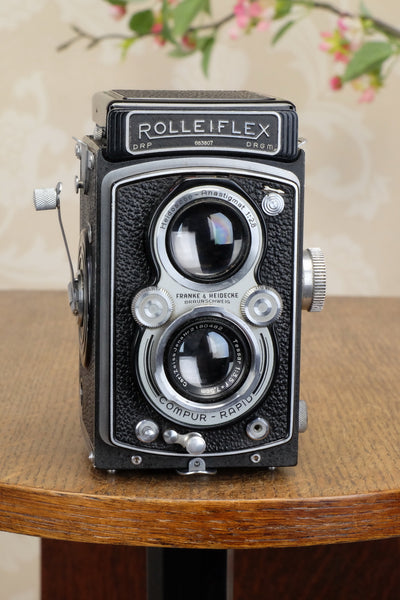 SUPERB! 1938 Rolleiflex Automat, Freshly Serviced, CLA’d - Frank & Heidecke- Petrakla Classic Cameras