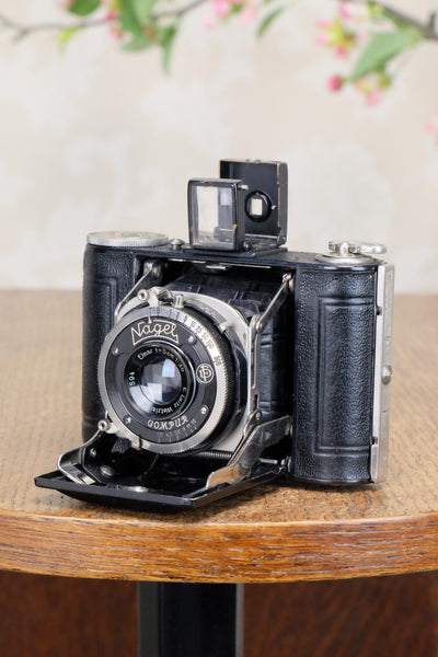 Rare 1931 Nagel Vollenda with desirable LEITZ ELMAR, Freshly Serviced! - Nagel- Petrakla Classic Cameras