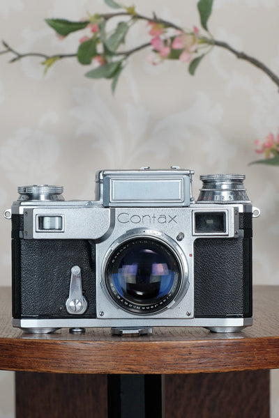 Near Mint! 1940 Zeiss Ikon Contax III with a 1.5/50mm T coated Sonnar, CLA'd, Freshly Serviced!