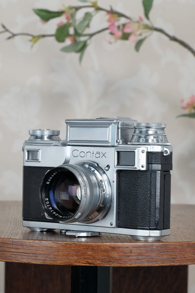 Near Mint! 1940 Zeiss Ikon Contax III with a 1.5/50mm T coated Sonnar, CLA'd, Freshly Serviced!