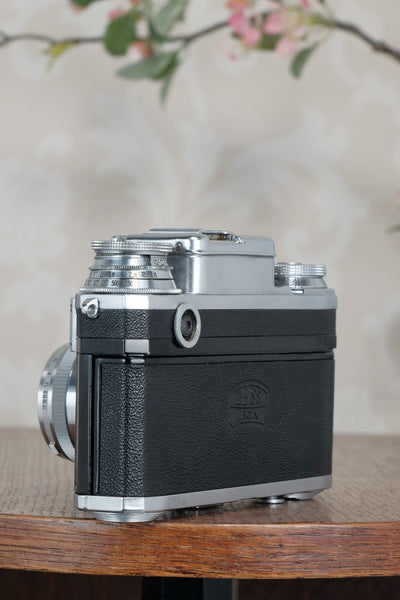 Near Mint! 1940 Zeiss Ikon Contax III with a 1.5/50mm T coated Sonnar, CLA'd, Freshly Serviced!