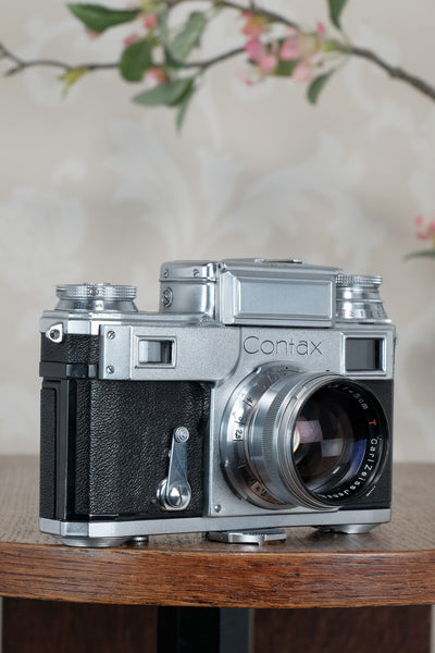 Near Mint! 1940 Zeiss Ikon Contax III with a 1.5/50mm T coated Sonnar, CLA'd, Freshly Serviced!