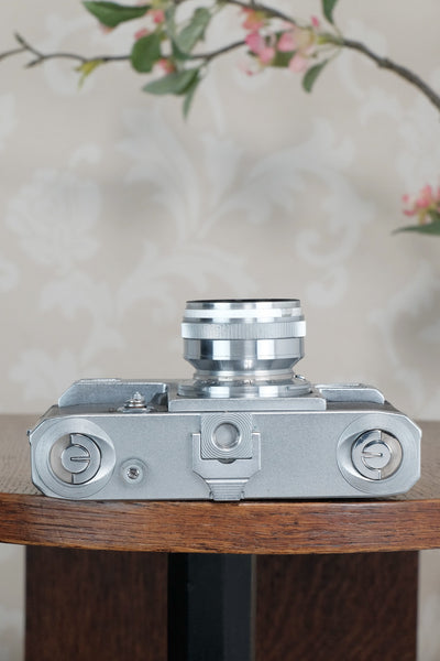 Near Mint! 1940 Zeiss Ikon Contax III with a 1.5/50mm T coated Sonnar, CLA'd, Freshly Serviced!