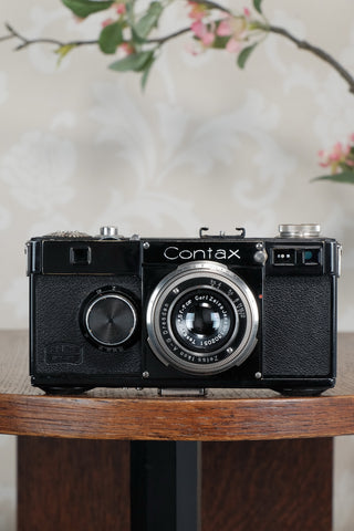 SUPERB! 1933 Zeiss Ikon Contax I, 35mm rangefinder, with Tessar lens CLA’d, FRESHLY SERVICED