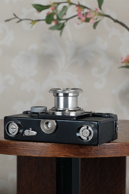 SUPERB! 1933 Zeiss Ikon Contax I, 35mm rangefinder, with Tessar lens CLA’d, FRESHLY SERVICED