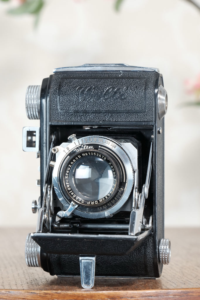 1937 Welta Welti, with hard to find Schneider Xenon 2.0/50mm lens, CLA'd, Freshly Serviced!