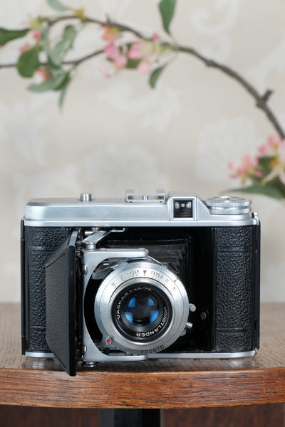 Near mint! 1951 6x6 Voigtlander Perkeo II, CLA’d, Freshly Serviced!