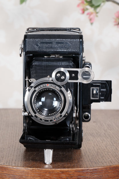 Superb! 1934 Zeiss Ikon Super Ikonta C, 6x9, CLA'd, FRESHLY SERVICED! - Zeiss-Ikon- Petrakla Classic Cameras