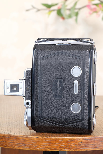 Mint! 1938 ZEISS-IKON SUPER IKONTA A, 6x4.5, Tessar lens, CLA'd, Freshly Serviced!