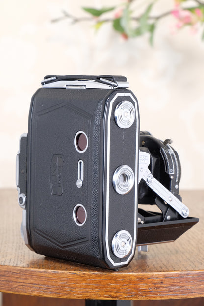 Mint! 1938 ZEISS-IKON SUPER IKONTA A, 6x4.5, Tessar lens, CLA'd, Freshly Serviced!