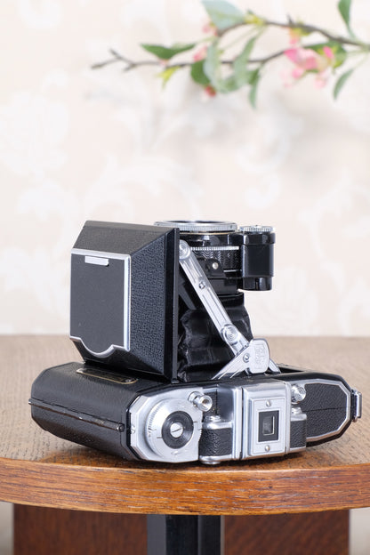 Mint! 1938 ZEISS-IKON SUPER IKONTA A, 6x4.5, Tessar lens, CLA'd, Freshly Serviced!