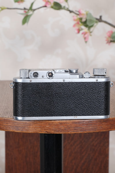 1935 Leitz Leica III with Elmar lens, CLA’d, Freshly Serviced! - Leitz- Petrakla Classic Cameras