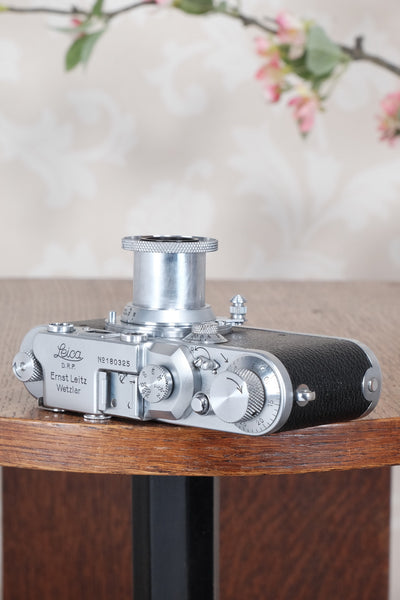 1935 Leitz Leica III with Elmar lens, CLA’d, Freshly Serviced! - Leitz- Petrakla Classic Cameras