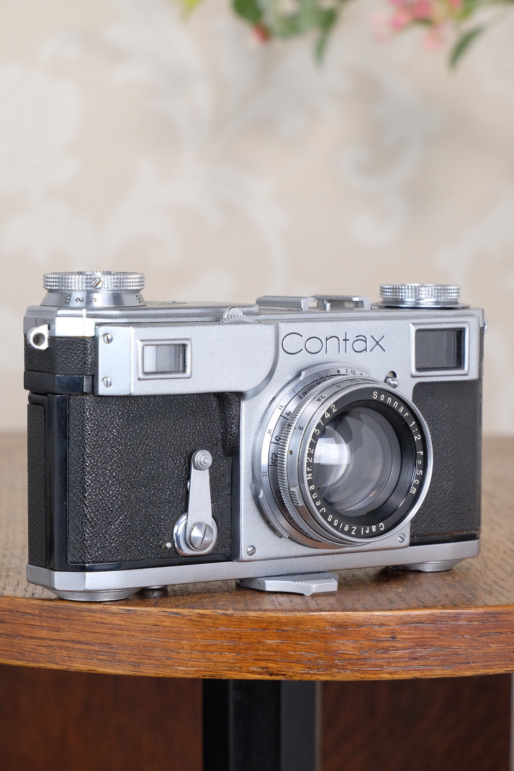 Near Mint! 1938 Zeiss Ikon Contax II Rangefinder Camera & Zeiss Sonnar lens, CLA'd, Freshly Serviced!