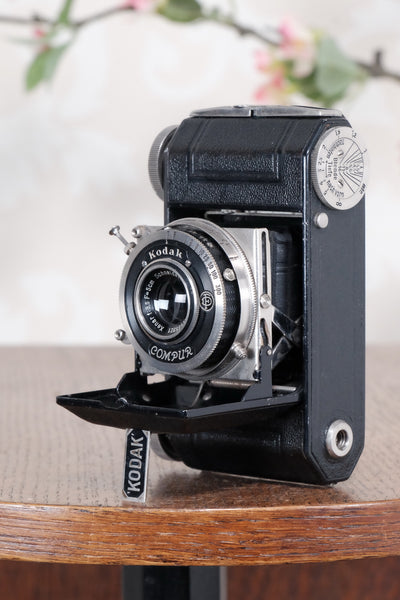 THE ORIGINAL FIRST VERSION, 1934 Black Kodak Retina, model 117, CLA'd, Freshly Serviced! - Kodak- Petrakla Classic Cameras