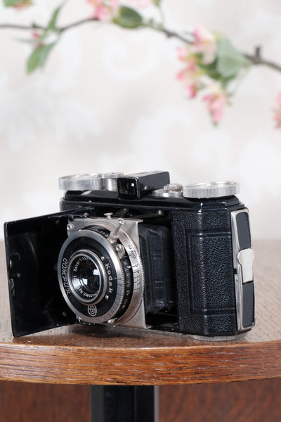 THE ORIGINAL FIRST VERSION, 1934 Black Kodak Retina, model 117, CLA'd, Freshly Serviced! - Kodak- Petrakla Classic Cameras