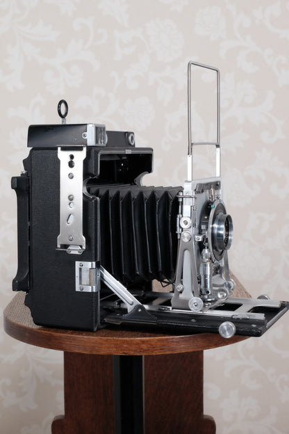 Near Mint! 1956 Graflex Crown Graphic, 4x5 coupled Rangefinder, CLA'd, FRESHLY SERVICED! - Graflex- Petrakla Classic Cameras
