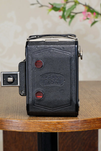Excellent! 1936 6x4.5 ZEISS-IKON SUPER IKONTA, Tessar lens, CLA'd, Freshly Serviced! - Zeiss-Ikon- Petrakla Classic Cameras