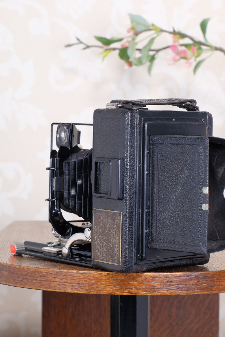 Superb! 1933 Voigtlander Bergheil Camera with Heliar lens and Rada Roll-film back, Freshly serviced, CLA'd!