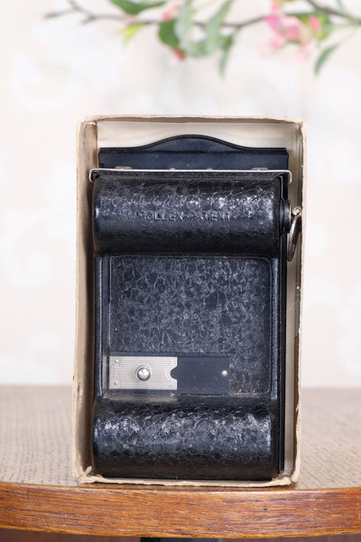 Superb! 1933 Voigtlander Bergheil Camera with Heliar lens and Rada Roll-film back, Freshly serviced, CLA'd!