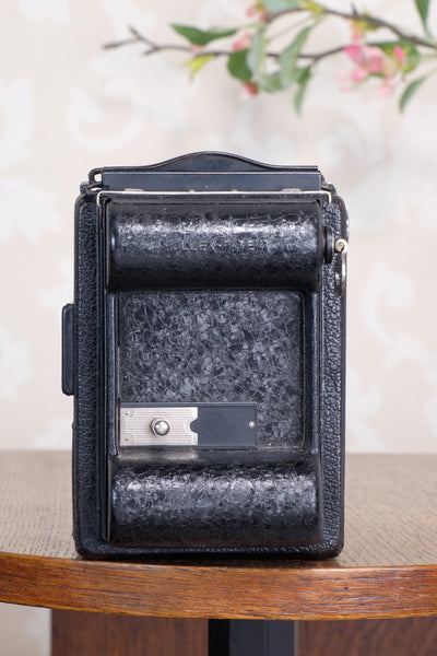 Superb! 1933 Voigtlander Bergheil Camera with Heliar lens and Rada Roll-film back, Freshly serviced, CLA'd!
