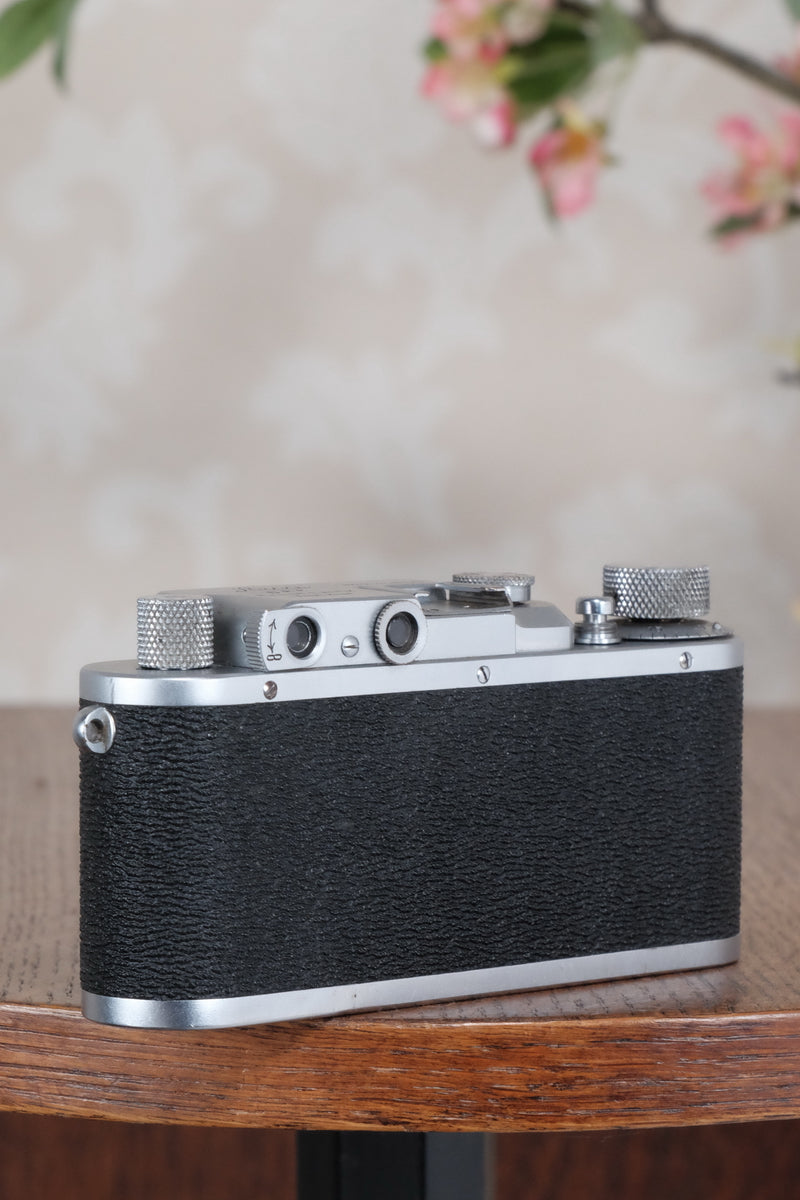 1937 Leitz Leica III with Elmar lens, CLA's, Freshly Serviced - Leitz- Petrakla Classic Cameras