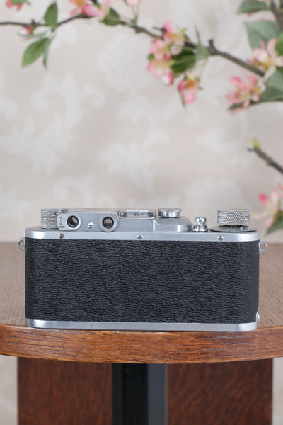 1937 Leitz Leica III with Elmar lens, CLA's, Freshly Serviced - Leitz- Petrakla Classic Cameras