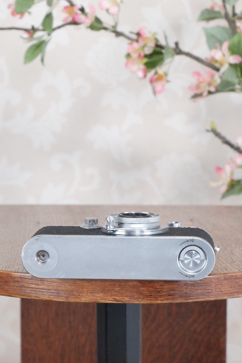 1937 Leitz Leica III with Elmar lens, CLA's, Freshly Serviced - Leitz- Petrakla Classic Cameras