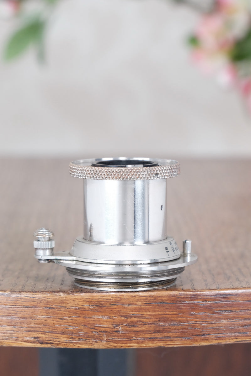 Superb early Leitz 50mm Nickel Elmar Screw mount lens. - Leitz- Petrakla Classic Cameras
