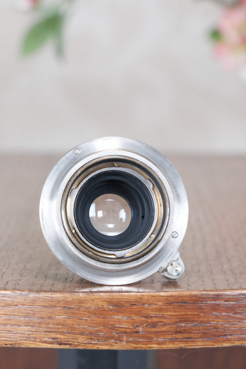 Superb early Leitz 50mm Nickel Elmar Screw mount lens. - Leitz- Petrakla Classic Cameras